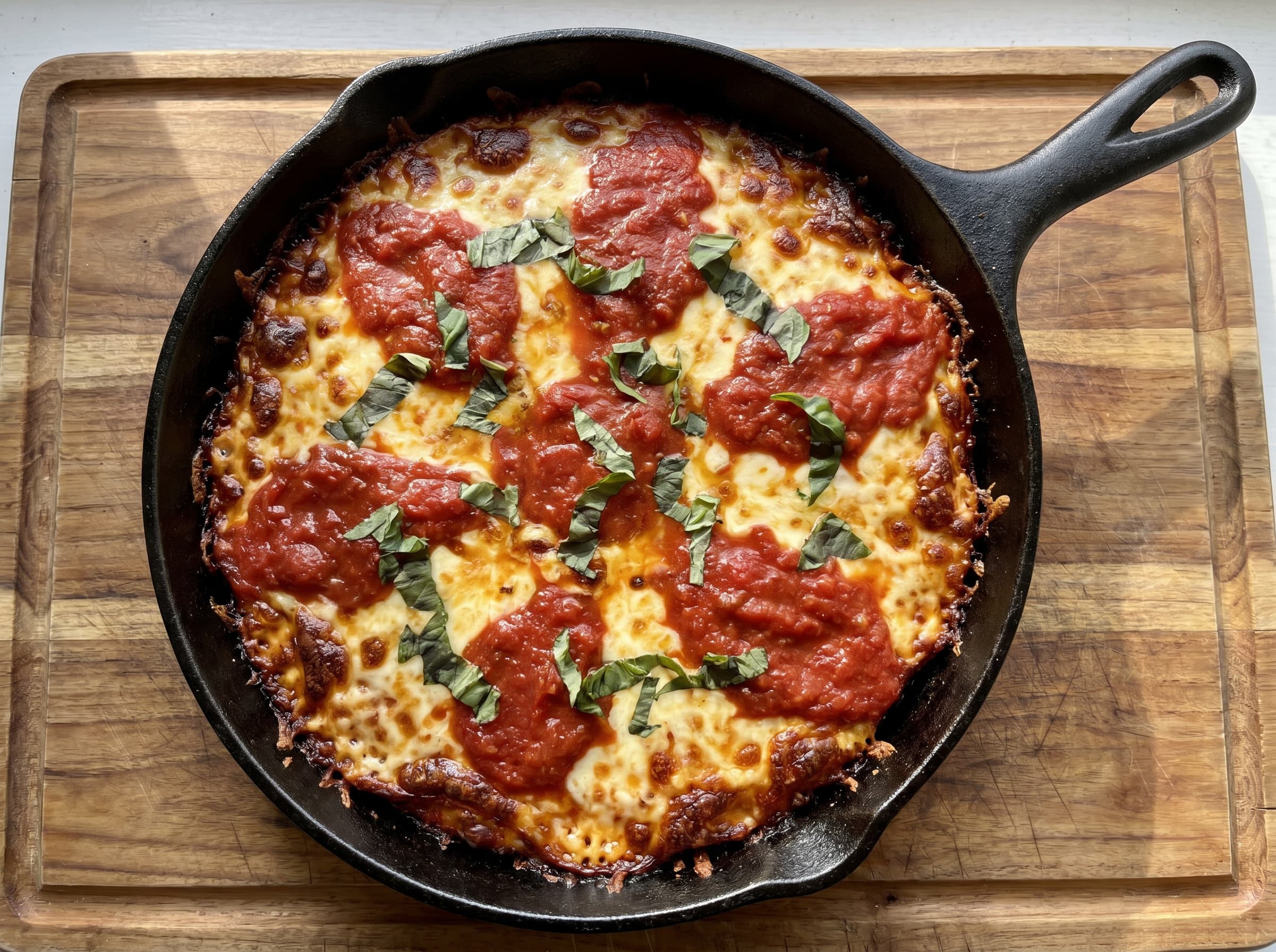 Cast Iron Pan Pizza